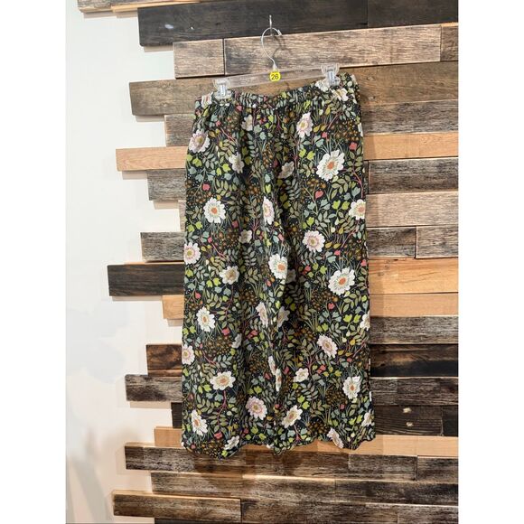 Gudrun Sjoden linen floral pants size Large - Picture 2 of 8